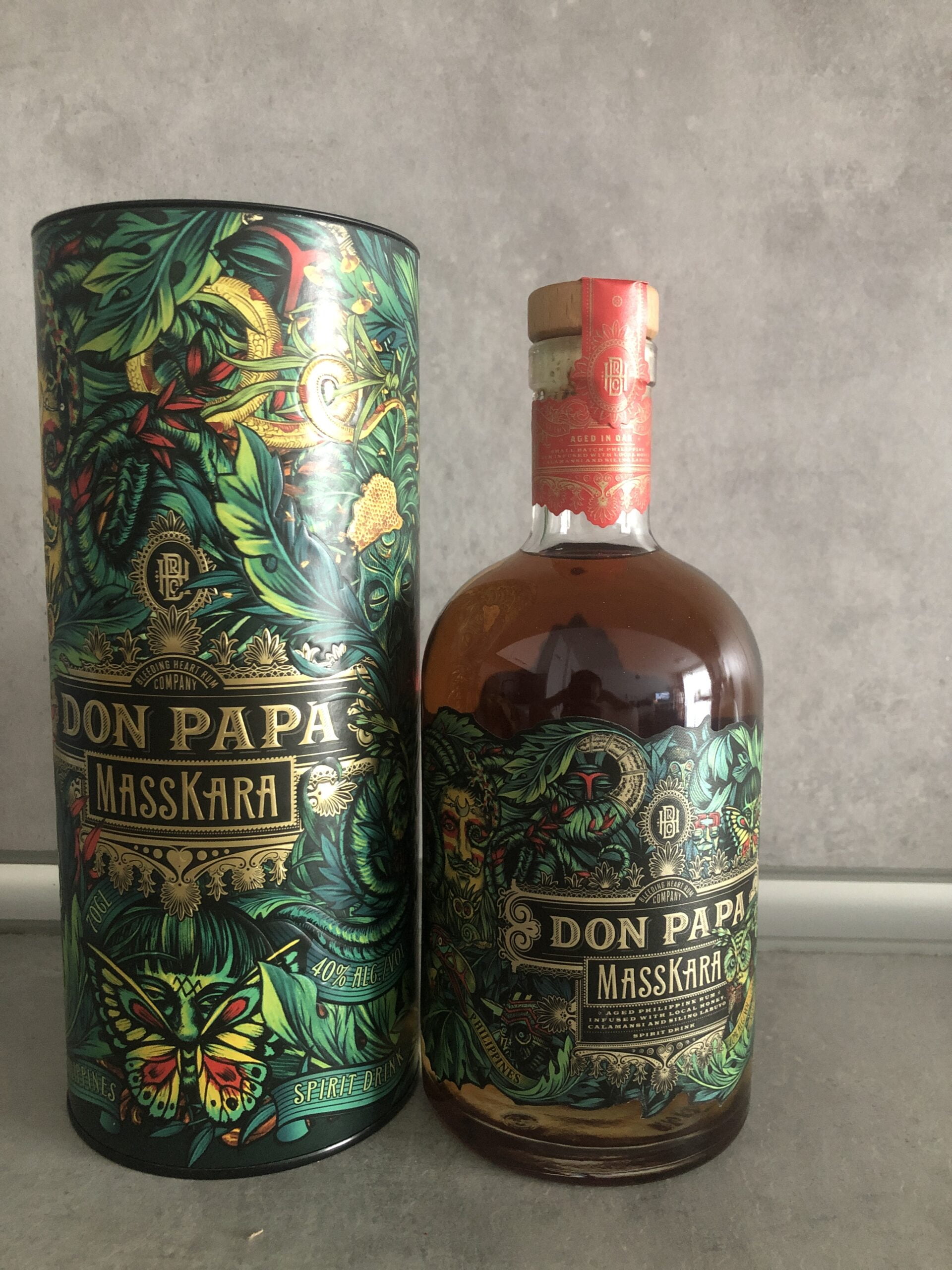 Rum Don papa Masskara s Tubou investiční alkohol na prodej - Alkobazar.cz