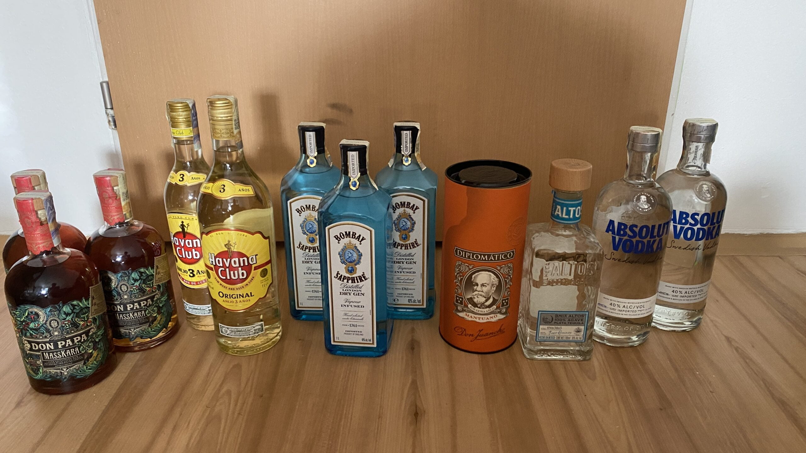 Gin, rum, vodka, tequila investiční alkohol na prodej Alkobazar.cz