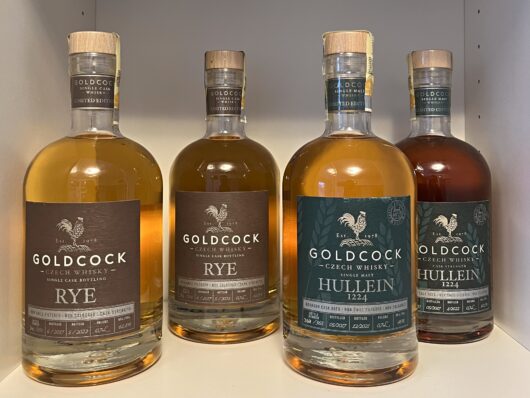 obrázek 4x Gold Cock – limitované edice – RYE + Hullein