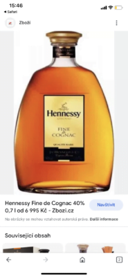 obrázek Hennessy Fine de Cognac 40%