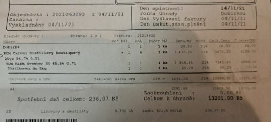 obrázek Kirk and Sweeney XO Cask Strenght Edition Limitada No.1, 65,5%, 0,7l