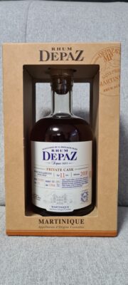 obrázek Depaz Private Cask Millésime 2010 11y Edition Bar 1802 57,4%