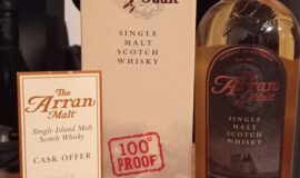 Skotská single malt whisky Arran 100° Proof