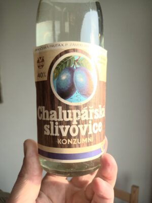obrázek slivovice 40% 0,5L 1985