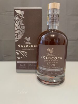 obrázek GOLDCOCK 2008 COFFEE RUM CASK FINISH 0,7 L (Láhev č. 220)