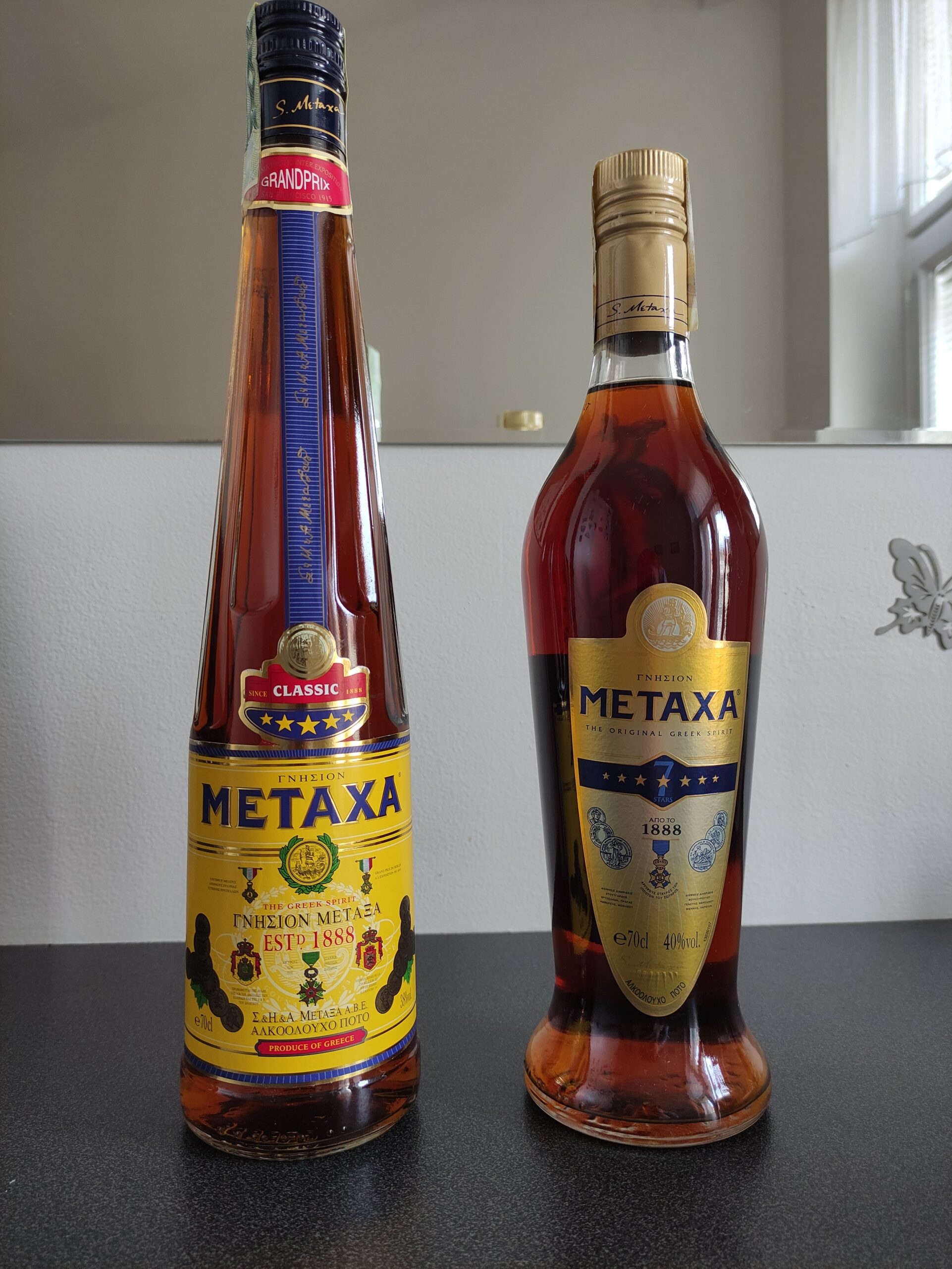 Metaxa 7* a Metaxa 5* Classic investiční alkohol na prodej - Alkobazar.cz