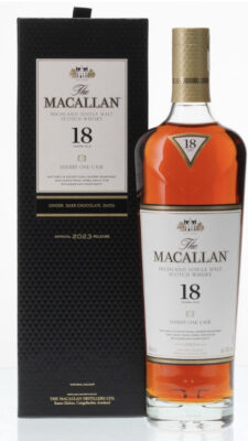 obrázek Macallan 18y Sherry oak 2023 43% 1 ks 4.10.