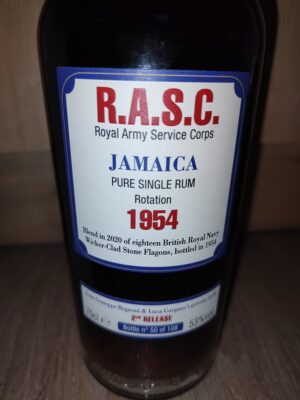 obrázek Rum Velier R.A.S.C 1954 2nd