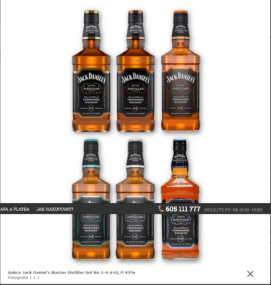obrázek Kompletní sada Jack Daniel’s Master Distiller