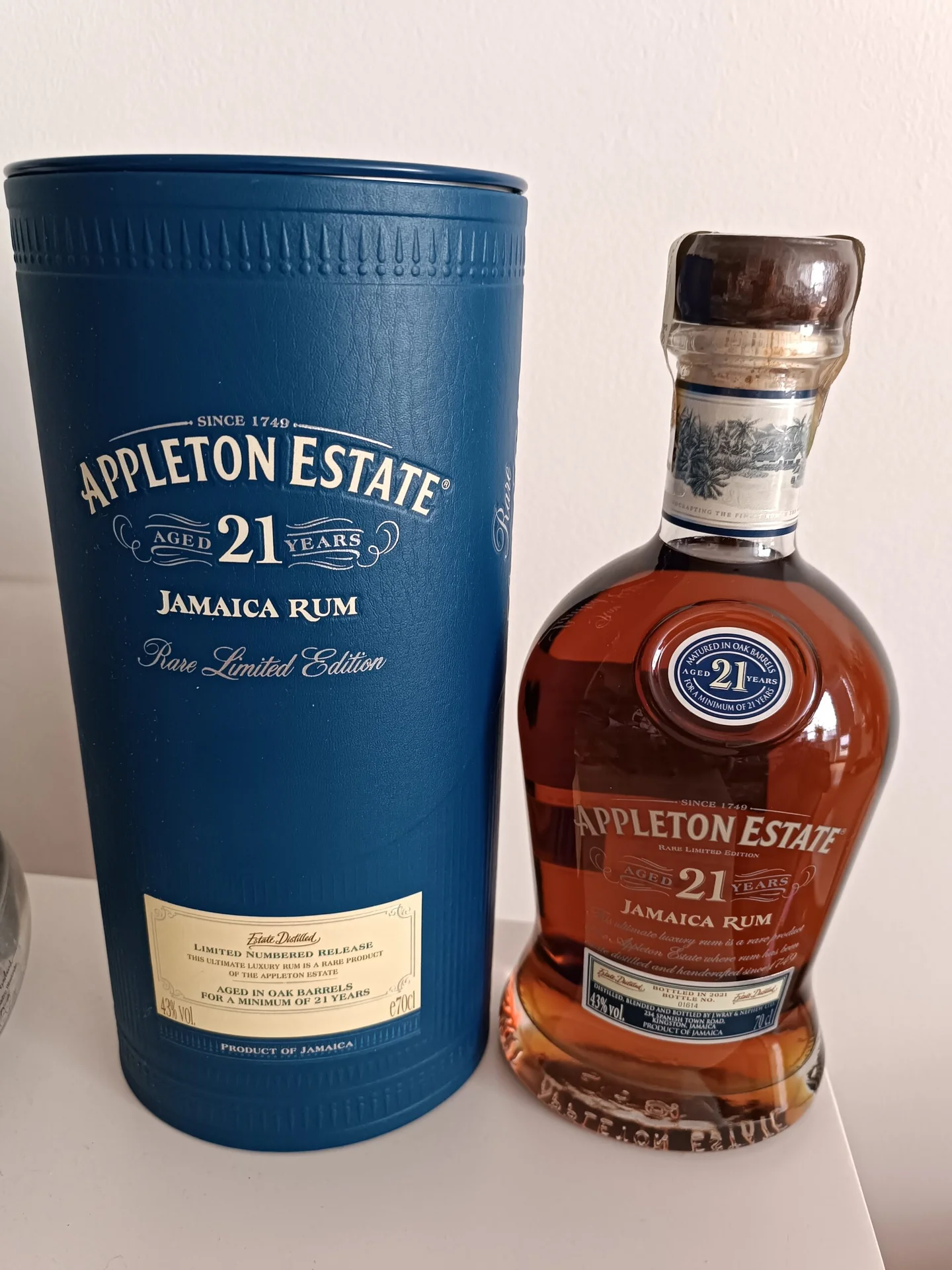 Appleton Estate 21 yo stará verze s CZ kolkem investiční alkohol na ...