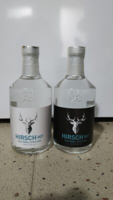obrázek Hirsh 007 černý + bílý gin 45% 0,5l