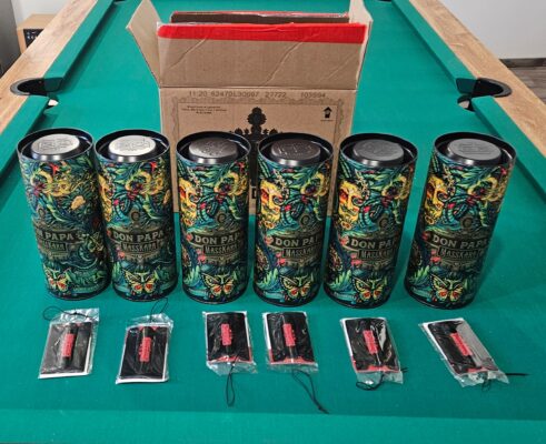 obrázek 6ks Masskara + 6ks Don Papa držák