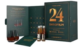 Rumový kalendář – 24 days of RUM, se sklenicemi
