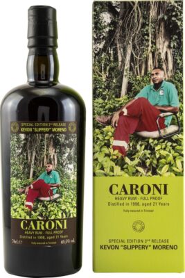 obrázek Velier Caroni 1998 Employees Edition 2nd Release Kevon Slippery Moreno Velier 21yo 69.5% 700ml