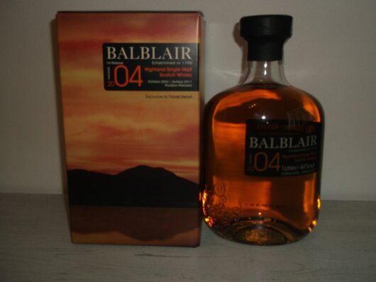 obrázek BALBLAIR 2004 BOURBON CASK 46% – 1l
