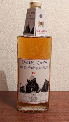 obrázek OLD WELL Drunk cats go to Switzerland 49,4 % (whisky SVACH) REZ.