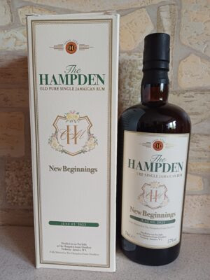 obrázek Velier Hampden Estate New Beginnings Bottled for Christelle Harris Wedding 57% 700ml