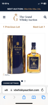 obrázek Ballantines Gold 12 year