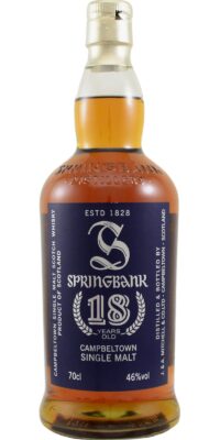 obrázek Springbank 18y modrý box 46% 2009 0,7L