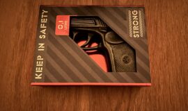 Vodka Zlatogor Makarov Pistol 40%
