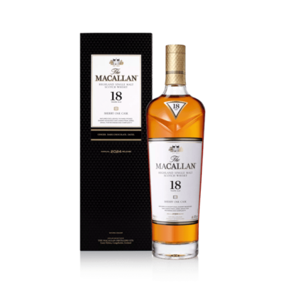 obrázek Macallan 18y sherry oak 43% 0,7L 2024 1.11.