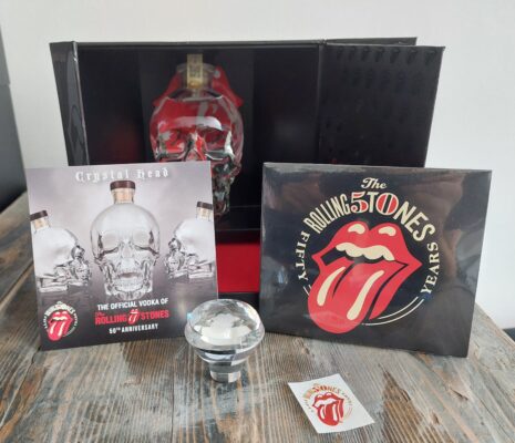 obrázek Crystal head vodka rolling stones 50th anniversary