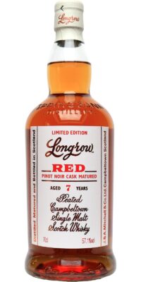 obrázek Longrow RED 7y 57.1% 2024. NOVINKA 1 ks 12.9.