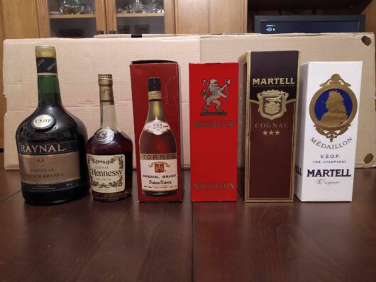 obrázek set staré koňaky a brandy