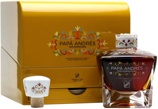 obrázek Brugal Papa Andres 2015 zluty, Brugal Papa Andres 2018 modry