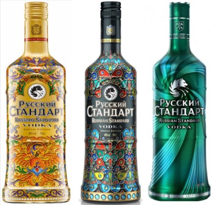 obrázek 3X 0,7l vodka Russian Standard 40 % limitované edice