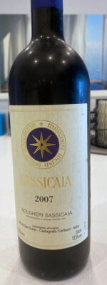 obrázek víno Sassicaia ročník 2007