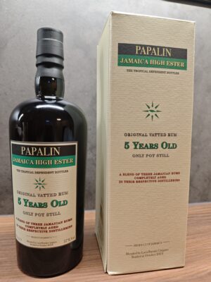 obrázek PAPALIN 5 ans Jamaica High Ester Overproof 57%