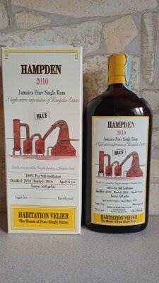 obrázek Habitation Velier 2010 Hampden HLCF Jamaica 6yo 68.5% 700ml