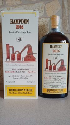 obrázek Habitation Velier 2016 Hampden H Jamaica 5yo 62% 700ml