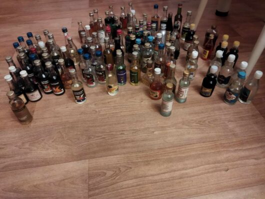 obrázek Sbírka alkoholových miniatur