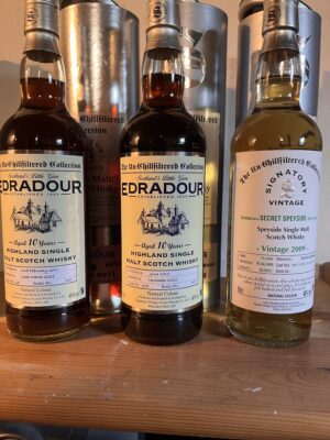 obrázek Signatory Vintage Edradour 2011+2012+ secret Speyside Vintage 2009