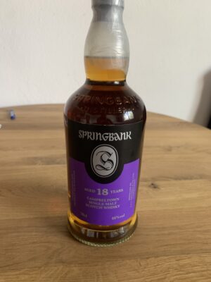 obrázek Springbank 18y ročník 2024
