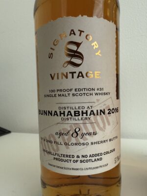 obrázek Bunnahabhain 8yo 57.1% (1st&2nd fill sherry)