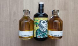 Sada pěti ginů – Bohemia Gin First Batch, Landcraft Gin G10 First Batch, Tōsh Moravian Dry Gin First Batch, Poor Man’s Gin no.1 & no.2