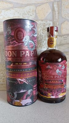 obrázek Don Papa Port Cask Finish Tube 7yo 40% 700ml