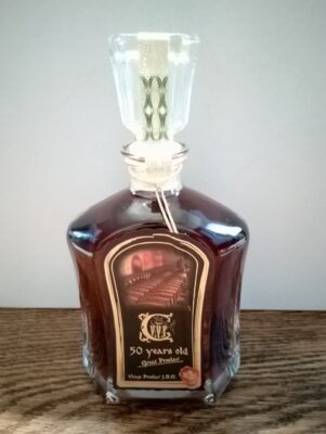 obrázek 50.letá brandy v dřevěném boxu