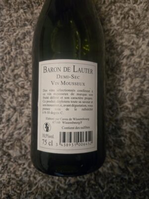 obrázek Baron de Lauter Demi sec