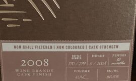 GoldCock 2008 Wine Brandy Cask Finish 60,5% 0,7l