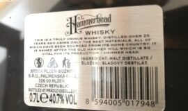 Hammerhead 25 – Český whisky klenot (25yo, 40,7%, 0,7l)