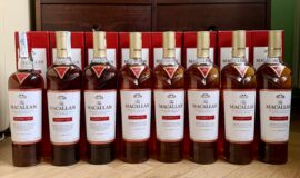 JEN 33000Kč! UKONČENÁ SÉRIE! 8x MACALLAN CLASSIC CUT 2017-2024 700ml TOP STAV
