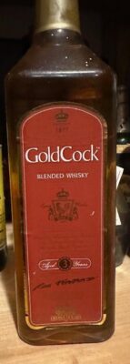 obrázek Gold Cock Blended 3yo – Staré plnění Likérka Dolany (Red Feathers)