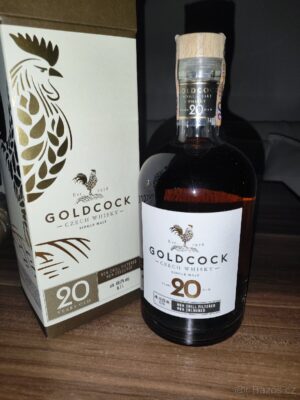 obrázek Gold Cock Single Malt 20y 49,2% 0,7l