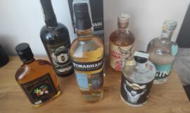 Rum, Whisky, Gin