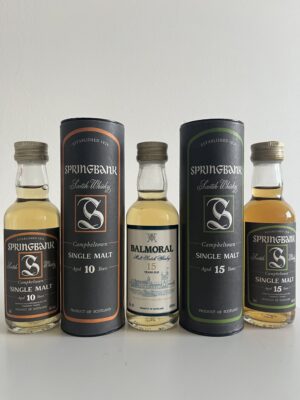 obrázek Whisky vzácné kousky miniatur Springbank
