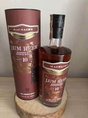 obrázek MacNair’s Lum Reek 10 letá Cask Strength Batch 1 55,4%